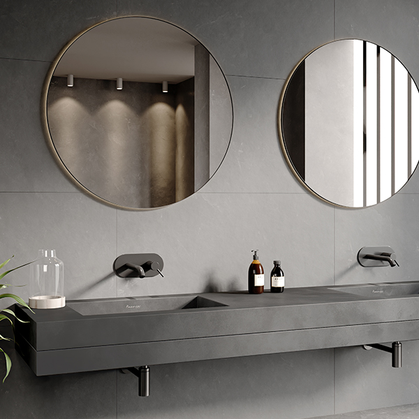 Nuance studio | Luxury in counter rectangular concrete wash basins for ...
