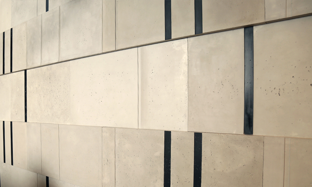 Nuance Studio Concrete Facade Panels With Travertine Finish For Exterior And Interior Design - Concrete Wall Finishes Exterior